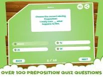 Trucs voor Learn Prepositions Quiz Kids op Android e iPhone