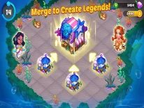 Trucs voor Merge Mermaids-design home&create magic fish life. op Android e iPhone