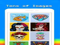 Trucs voor Tattoo Pixel Art Adult Sandbox Color By Number op Android e iPhone