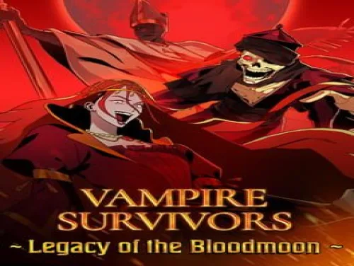 Vampire Survivors kleurt rood: Legacy of the Bloodmoon is de nieuwe DLC die vandaag beschikbaar is. Vampire Survivors kleurt rood: Legacy of the Bloodmoon is de nieuwe DLC die vandaag beschikbaar is.